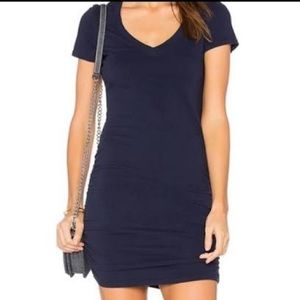 Michael Stars Side Ruched Mini Dress